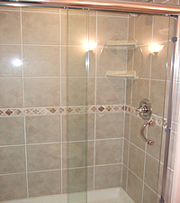 frameless shower door